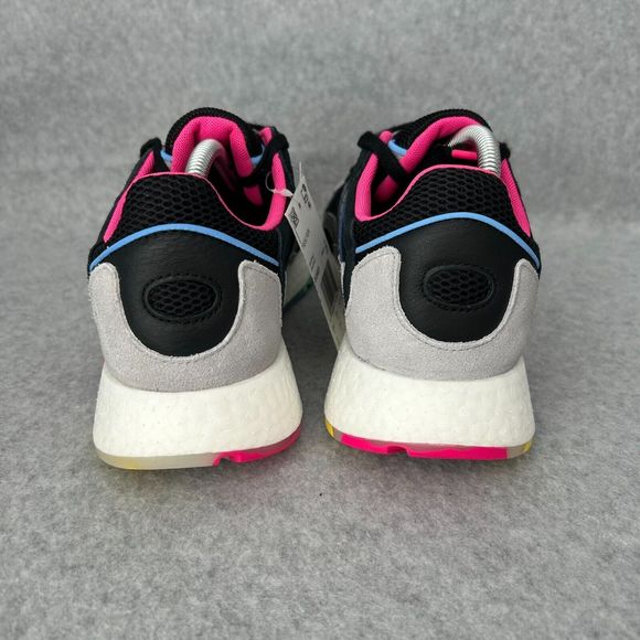 Adidas Tresc Running Boost Shoes Black Pink Mens Size 10 - Picture 6 of 12